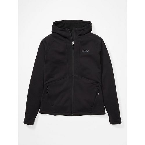 Marmot Fleece Black NZ - Olden Polartec Jackets Womens NZ593617